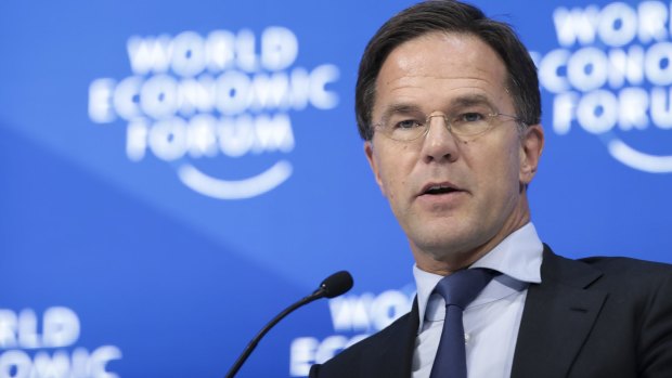 Dutch PM Mark Rutte is visiting Australia for two days, spending a day in Melbourne.