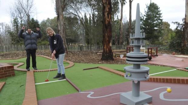 Mini golf to the max.