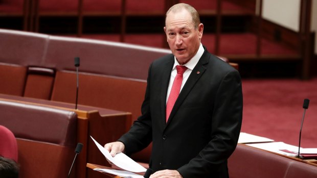 Fraser Anning sparked anger when he cited 'the final solution' in his maiden speech.