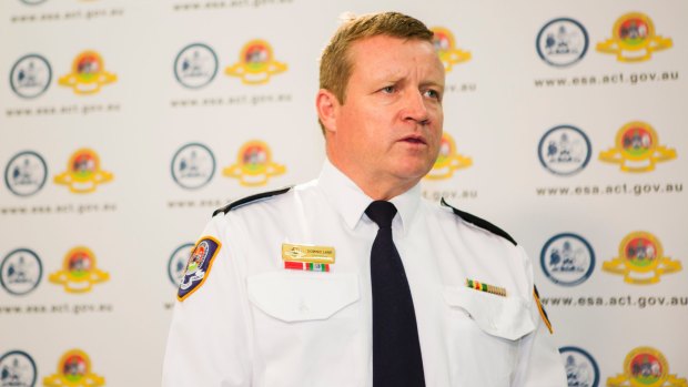 Emergency Services Agency commissioner Dominic Lane, who will announce an early start to the ACT bushfire season on Tuesday.