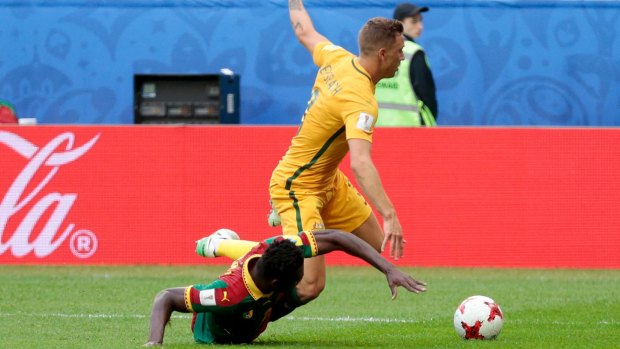 First trip: Alex Gersbach will turn out for the Socceroos at a major tournament for the first time.