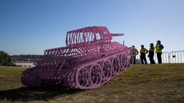 David Cerny's Pinktank Wrecked was one of the artworks shown at last year's Sculpture by the Sea.