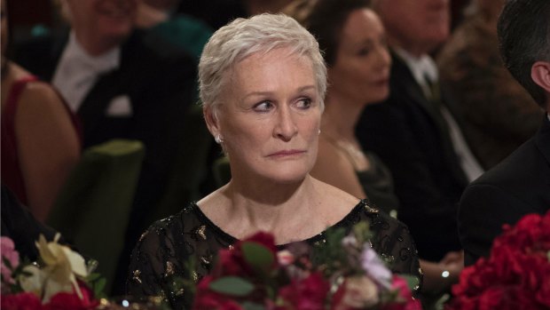 Almost assured of winning best actress: Glenn Close in The Wife.