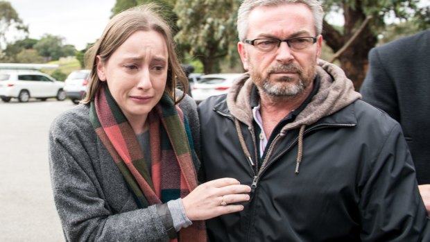 Borce Ristevski and daughter Sarah appealed for information into Karen's disappearance.