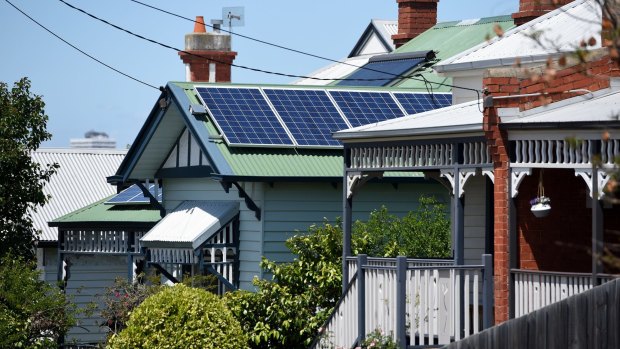 The Andrews government will introduce new planning rules to protect household solar panels from being overshadowed by neighbouring developments.