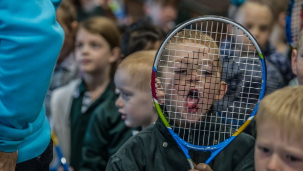 Tennis participation in schools boomed to 15,000 in Canberra this year.