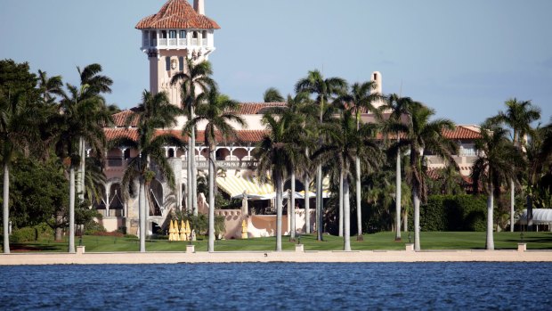 The painting was found in a storage room at the Mar-a-Lago resort .