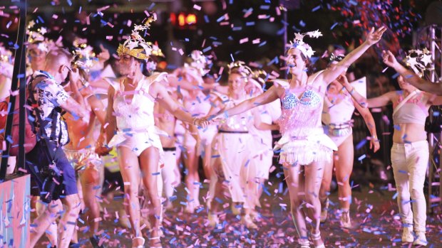 A left-wing protest group has criticised Sydney's gay and lesbian Mardi Gras over its corporate sponsors.