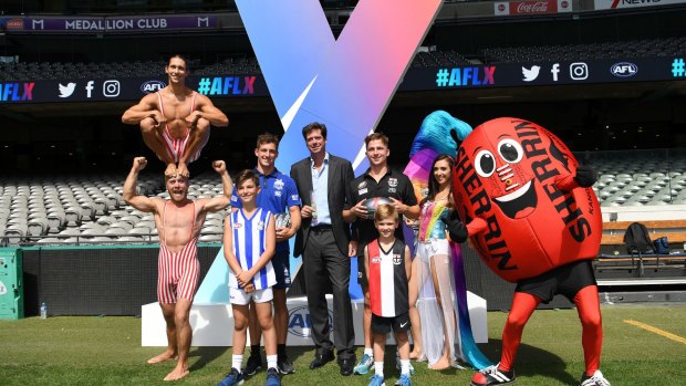 Glitz and gimmicks: AFLX returns this week.