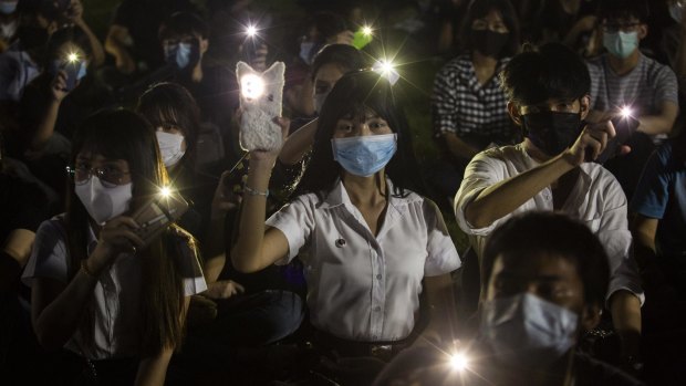 Student protestors in Thailand have been inspired by the Hong Kong protests.