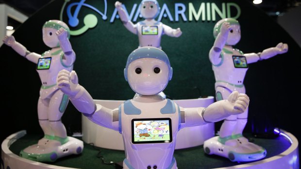AvatarMind's iPal companion robots were displayed at last year's event.