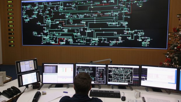 A technician monitors the eastern German electricity transmission grid in Berlin. Germany has declared the ambitious goal of 80 per cent renewable energy by 2050. 