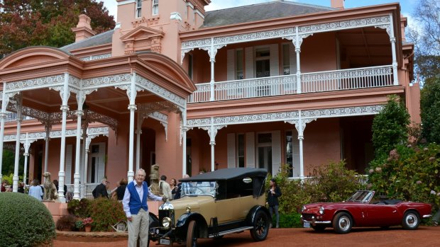 James Fairfax at the hand-over of his Bowral home Retford Park to the National Trust in April 2016. 