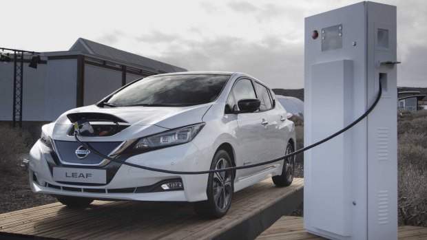 Going with the flow: Nissan's new Leaf comes with bi-directional charging capacity, making it potentially a mini, mobile power station.