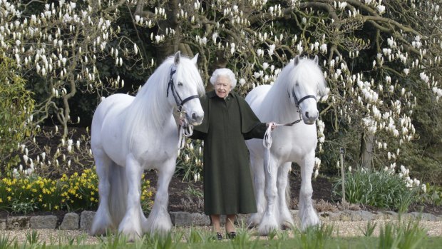 The Queen had a longstanding love for horses. 