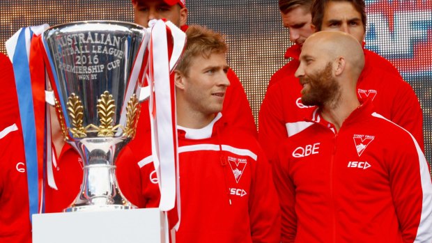 Kieren Jack and Jarrad McVeigh (right) are both retiring at the end of this season.
