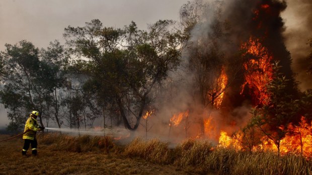 Fire crews tackle flare ups on the Hillville Fire 