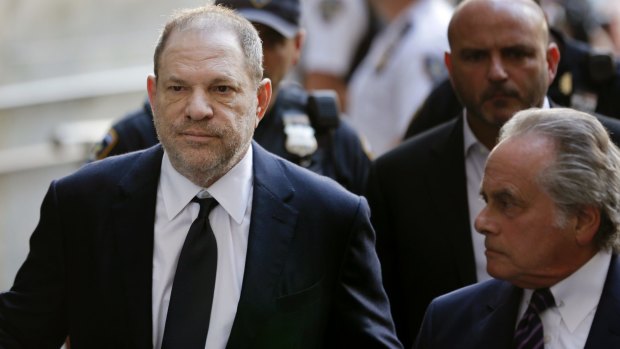 Harvey Weinstein denied criminal sexual assault on women at a court in New York in 2018.