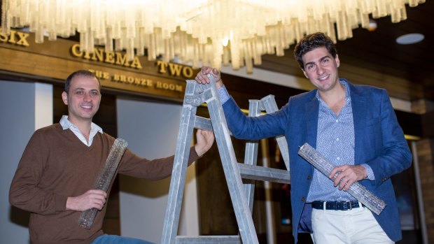 Brothers Peter and Stephen Sourris restored the cinema complex at New Farm in 2013.