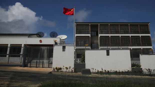 The Chinese embassy in Port Vila.