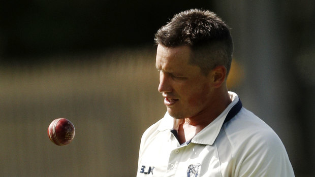 Trailing: Chris Tremain, Victoria's player of the season last season, took three wickets for Australia A. 