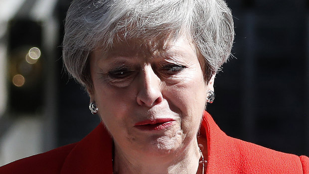 British Prime Minister Theresa May will step down on June 7.