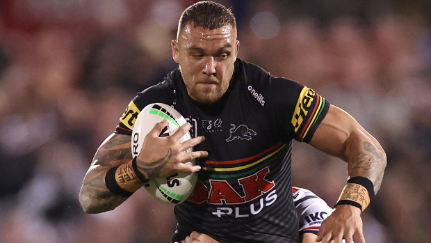James Fisher-Harris is one of the quietest but fiercest players at Penrith. 
