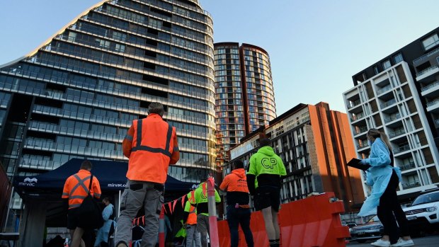 The government has scrapped the 50 per cent capacity limit on construction sites from Monday.