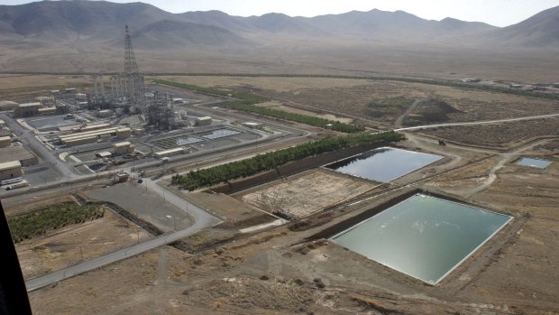 Iran's Arak heavy water plant.