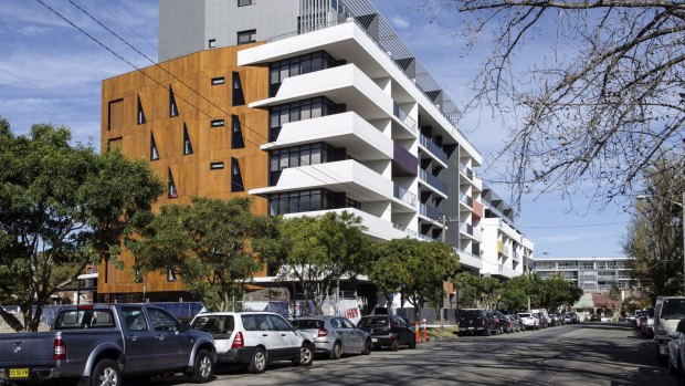 Affordable housing at Green Square in the city's inner-east.