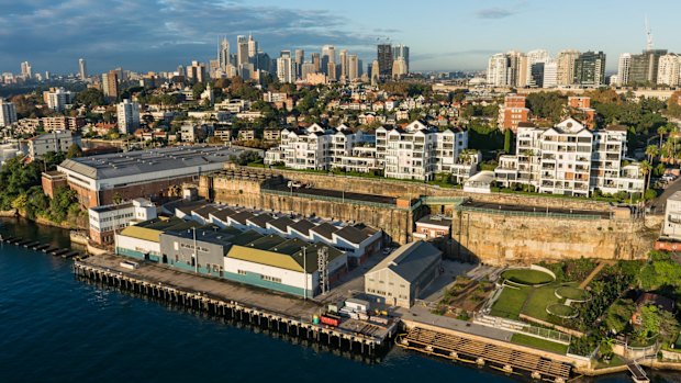 The former HMAS Platypus base in North Sydney.