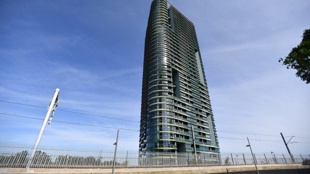 The Opal Tower at Sydney Olympic Park in Sydney.