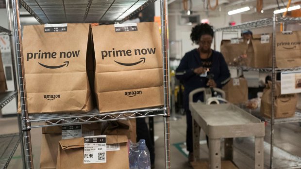 Amazon is experiencing a surge in orders.