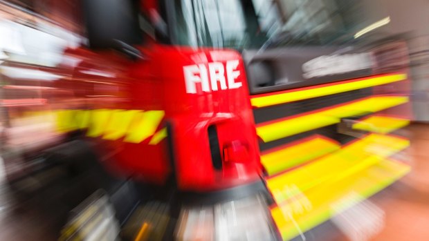 MFB crews have been called to a fire in a three-storey apartment block in St Kilda
