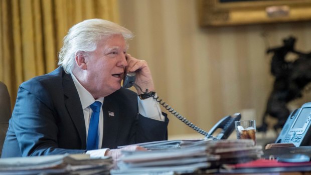Donald Trump's calls to Republican politicians often happen during his large periods of unscheduled "executive time".