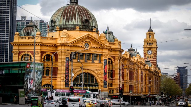 Flinders Street heading west will be reduced by one lane.