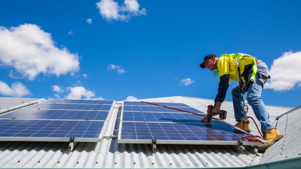 The Coalition says it will make it easier for apartment blocks to install solar panels.