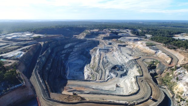 The Greenbushes lithium mine will feed the new plant.