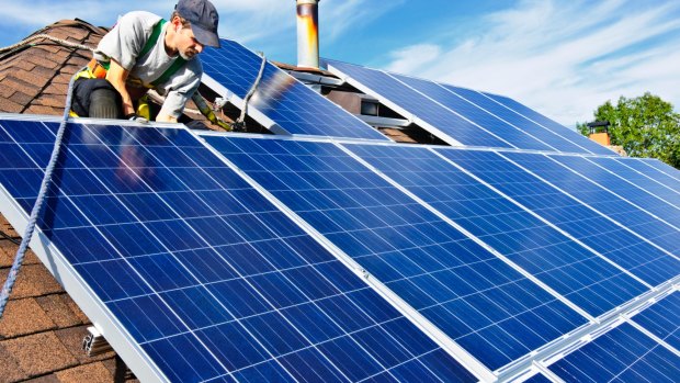 Solar panels are in hot demand in Melbourne’s booming outer suburbs and the state’s regions.