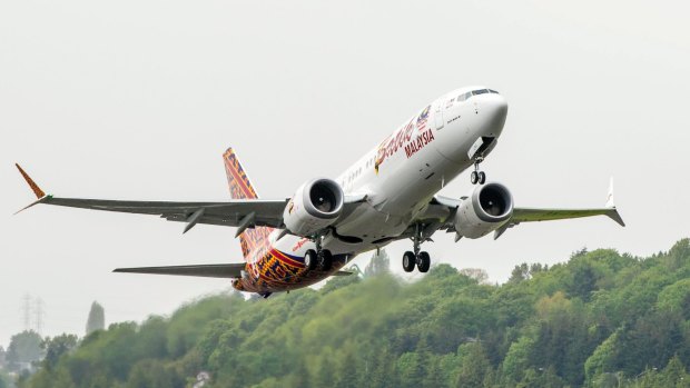 A Boeing 737 MAX.