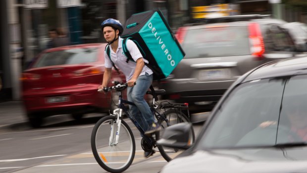 Deliveroo have introduced an app to let their riders put aside superannuation.