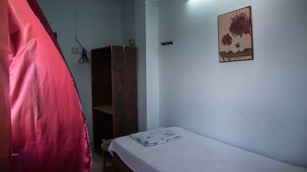 The room where John Allen Chau routinely stayed on visits to Port Blair.