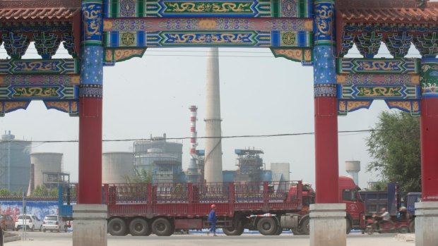 China's steel mills face restrictions.