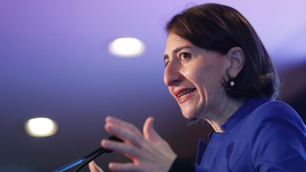 Premier Gladys Berejiklian has always been determined to focus on her government’s record. 