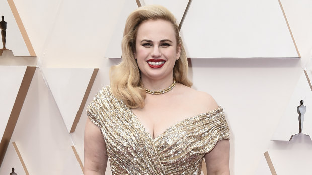 Rebel Wilson, pictured at Monday's Oscars, has been nominated for two Razzies. 