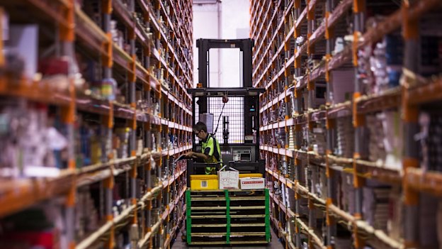 Booktopia’s Lidcombe distribution centre in 2017.