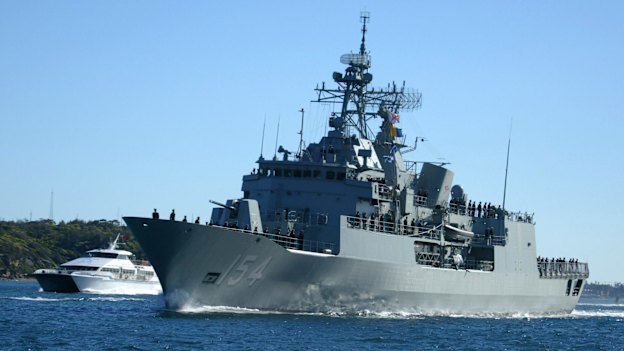 The Hunter-class frigates will weigh three times as much as the current ANZAC-class frigates.