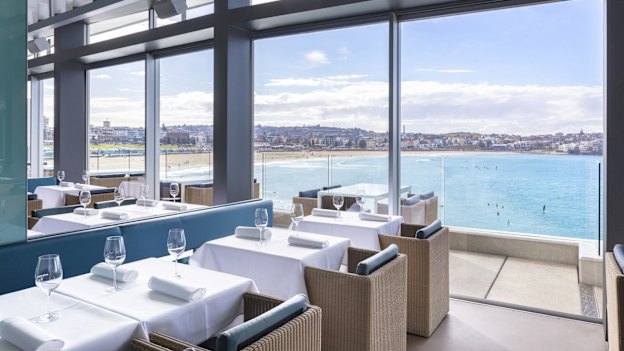 Icebergs Dining Room and Bar looks over Bondi Beach.