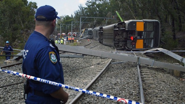 Seven people were killed and dozens were injured when a Tangara train derailed near Waterfall station, south of Sydney, in 2003.