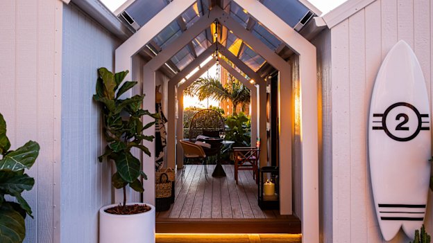 Like glamping, but accessed by a lift ride: the newly refurbished qtQT on the Gold Coast.